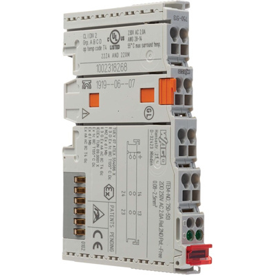 Wago SYSMAC CJ Series PLC I/O Module for Use with 750 Series, Digital, Relay
