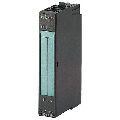 Siemens 6ES7 Series PLC I/O Module for Use with SIMATIC ET 200S Series, Digital, 24 V dc