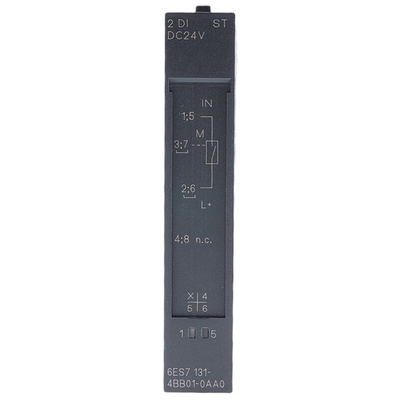 Siemens 6ES7 Series PLC I/O Module for Use with SIMATIC ET 200S Series, Digital