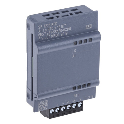 Siemens PLC I/O Module for Use with SIMATIC S7-1200 Series, Analogue, RTD, 24 V dc