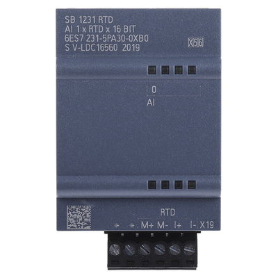 Siemens PLC I/O Module for Use with SIMATIC S7-1200 Series, Analogue, RTD, 24 V dc