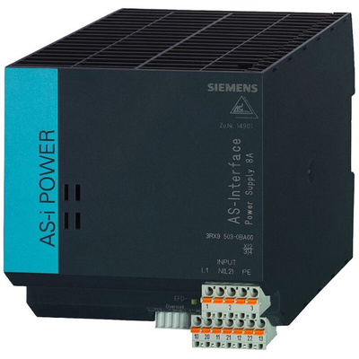 Siemens 3RX950 Series PLC Power Supply for Use with AS-I Power Supply Unit