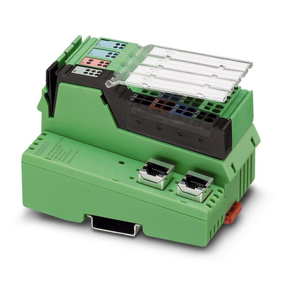 Phoenix Contact IL ETH BK DI8 DO4 2TX-PAC Series Bus Coupler for Use with Modbus/TCP(UDP) Protocol, Digital, Digital