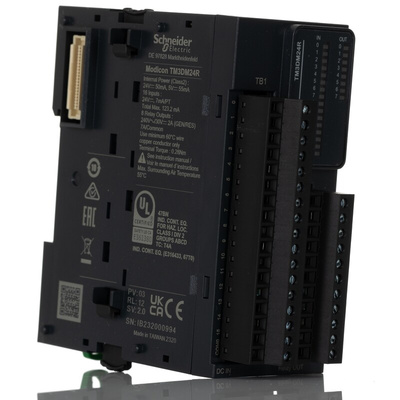 Schneider Electric TM3 Series PLC I/O Module for Use with Modicon M221, Modicon M241, Modicon M251, Discrete, Relay