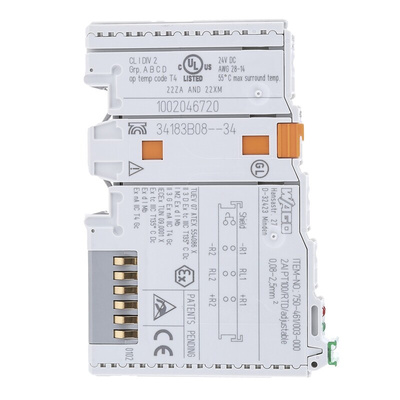 Wago G4 Series PLC I/O Module, Analogue, Voltage