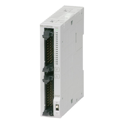 Mitsubishi SNAP PAC Series PLC I/O Module for Use with FX5U CPU Module, FX5UC CPU Module, Sink, Source, Relay,