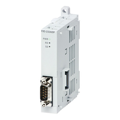 Mitsubishi FX5 Series Communication Module for Use with FX5U CPU Module, FX5UC CPU Module, Current, Voltage