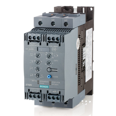 Siemens Soft Starter, Soft Start, 55 kW, 480 V ac, 3 Phase, IP00