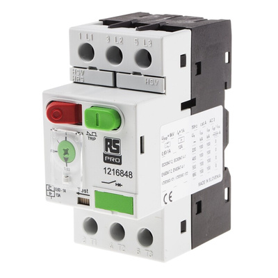 RS PRO 0.63 → 1 A Motor Protection Circuit Breaker