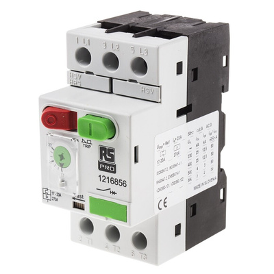 RS PRO 17 → 23 A Motor Protection Circuit Breaker