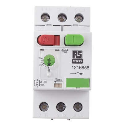 RS PRO 25 → 32 A Motor Protection Circuit Breaker