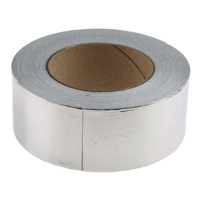 RS PRO Aluminium Tape 0.09mm, W.50mm, L.50m