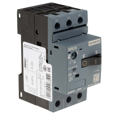 Siemens 0.9 → 1.25 A SIRIUS Motor Protection Circuit Breaker