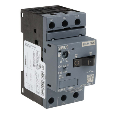 Siemens 2.2 → 3.2 A SIRIUS Motor Protection Circuit Breaker