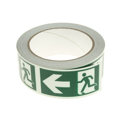 RS PRO Green High Visibility Tape 40mm x 10m