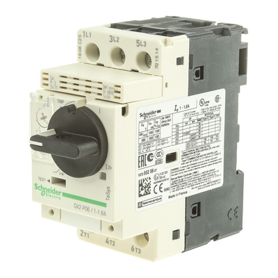 Schneider Electric 1 → 1.6 A TeSys Motor Protection Circuit Breaker