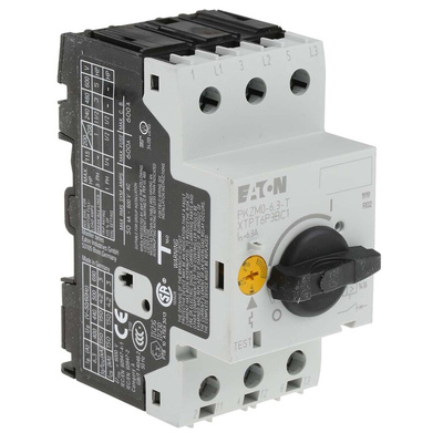 Eaton 4 → 6.3 A PKZM0...T Motor Protection Circuit Breaker