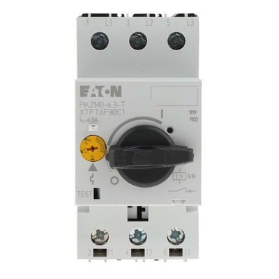 Eaton 4 → 6.3 A PKZM0...T Motor Protection Circuit Breaker