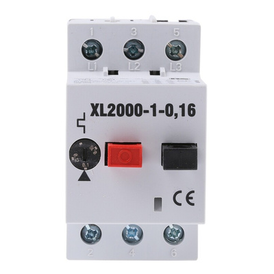 RS PRO 0.1 → 0.16 A Motor Protection Circuit Breaker