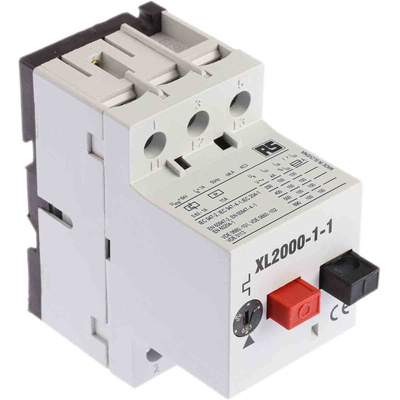 RS PRO 0.6 → 1 A Motor Protection Circuit Breaker