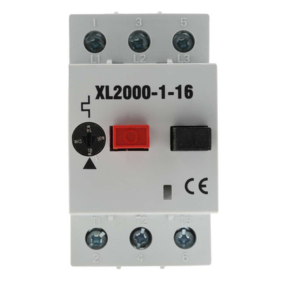 RS PRO 10 → 16 A Motor Protection Circuit Breaker