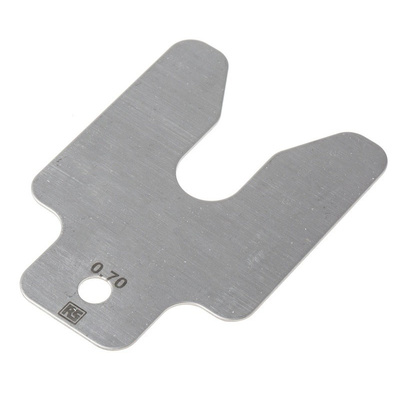 Stainless Steel Pre-Cut Shim, 50mm x 50mm x 0.7mm