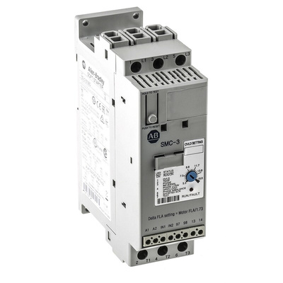 Allen Bradley Soft Starter, Soft Start, 7.5 kW, 460 V ac, 3 Phase, IP2X