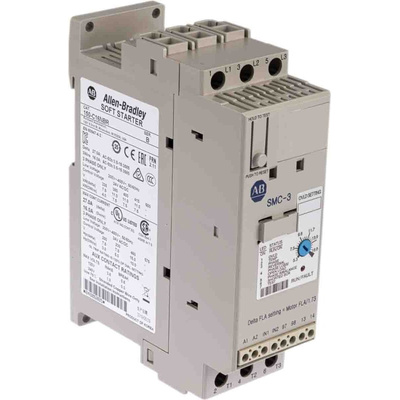 Allen Bradley Soft Starter, Soft Start, 7.5 kW, 460 V ac, 3 Phase, IP2X
