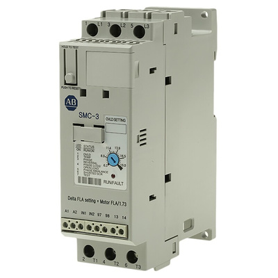 Allen Bradley Soft Starter, Soft Start, 7.5 kW, 460 V ac, 3 Phase, IP2X