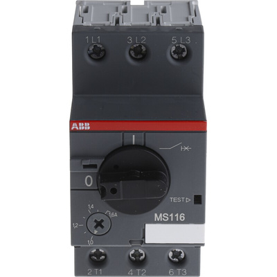 ABB 1.6 A Motor Protection Circuit Breaker, 690 V