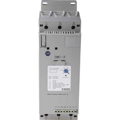 Allen Bradley Soft Starter, Soft Start, 45 kW, 460 V ac, 3 Phase, IP2X