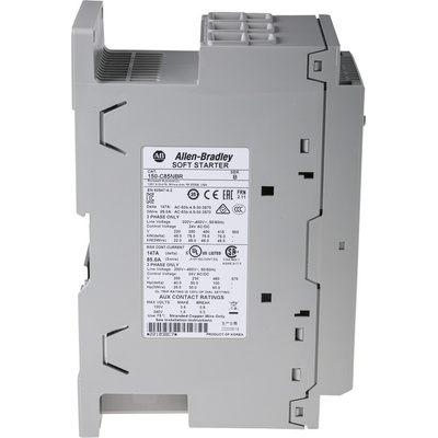 Allen Bradley Soft Starter, Soft Start, 45 kW, 460 V ac, 3 Phase, IP2X