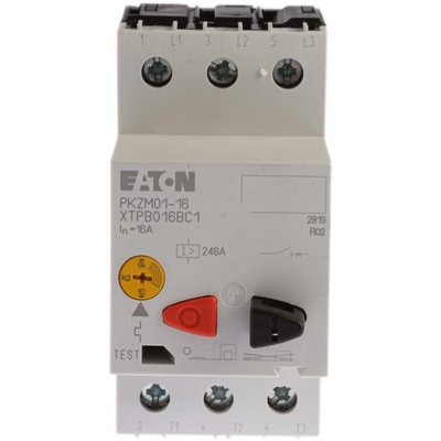 Eaton 10 → 16 A Motor Protection Circuit Breaker, 690 V ac