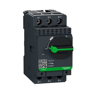 Schneider Electric 5.5 → 8 A, 7 → 10 A TeSys Motor Protection Circuit Breaker
