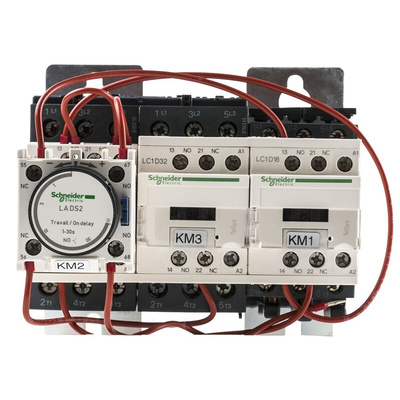 Schneider Electric Star Delta Starter, Star Delta, 30 kW, 24 V ac