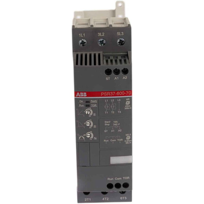 ABB Soft Starter, Soft Start, 18.5 kW, 600 V ac, 3 Phase, IP10, IP20