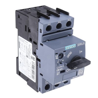 Siemens 4.5 → 6.3 A SIRIUS Motor Protection Circuit Breaker
