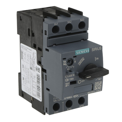 Siemens 7 → 10 A SIRIUS Motor Protection Circuit Breaker, 690 V