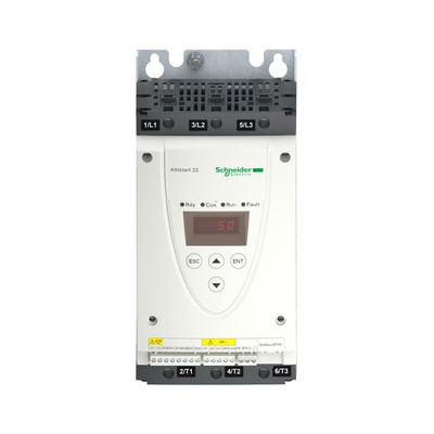 Schneider Electric Soft Starter, Soft Start, 22 kW, 440 V ac, 3 Phase, IP20