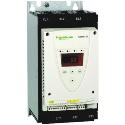 Schneider Electric Soft Starter, Soft Start, 22 kW, 440 V ac, 3 Phase, IP20