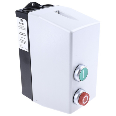 RS PRO DOL Starter, DOL, 7.5 kW, 400 V ac, 3 Phase, IP65