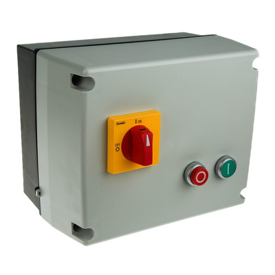 RS PRO Star Delta Starter, Star Delta, 15 kW, 230 V ac, 3 Phase, IP65