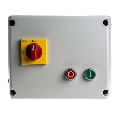 RS PRO Star Delta Starter, Star Delta, 22 kW, 400 V ac, 3 Phase, IP65
