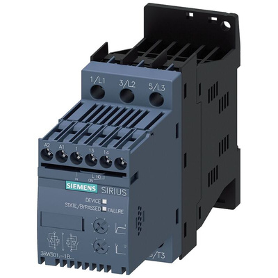Siemens Soft Starter, Soft Start, 1.5 kW, 400 V ac, 3 Phase, IP20