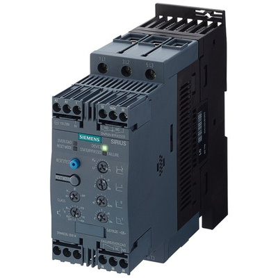 Siemens Soft Starter, Soft Start, 30 kW, 480 V ac, 3 Phase, IP20