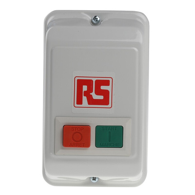 RS PRO DOL Starter, DOL, 0.75 kW, 240 V ac, 1 Phase, IP55