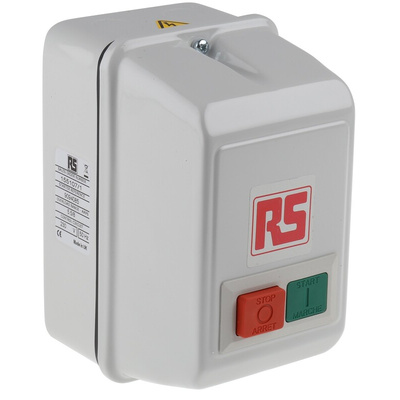 RS PRO DOL Starter, DOL, 0.75 kW, 240 V ac, 1 Phase, IP55