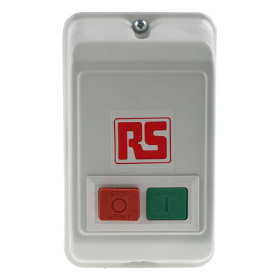 RS PRO DOL Starter, DOL, 2.2 kW, 240 V ac, 1 Phase, IP55