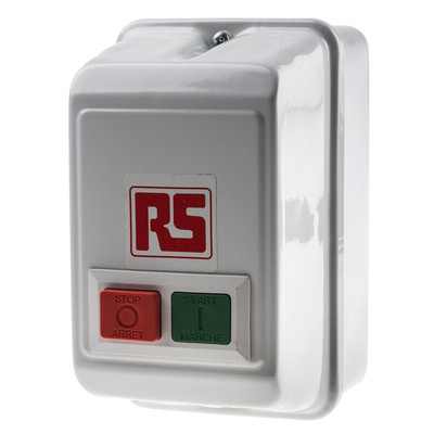 RS PRO DOL Starter, DOL, 1.5 kW, 240 V ac, 1 Phase, IP55