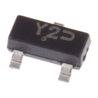 onsemi, 12V Zener Diode 5% 300 mW SMT 3-Pin SOT-23